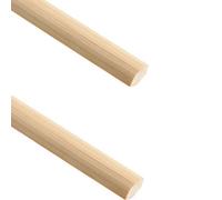 Cheshire Mouldings Pine Quadrant Timber 9mm X 9mm 1.2M X 4 Total 4.8 Meters Tm670