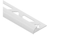 Cheshire Mouldings Pvc Tile Trim (T) 6.3mm (W) 23mm (L) 2.4M - Pack Of 5
