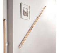 Cheshire Mouldings Rail In A Box Pine/chrome Complete Set (L) 3.6M