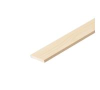 Cheshire Mouldings Smooth Planed Pine Stripwood (L)0.9M (W)46mm (T)6mm