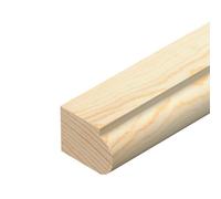 Cheshire Mouldings Staff Glass Bead Pine - 21 x 15mm x 2.4m