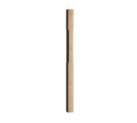 Cheshire Mouldings Stop Chamfer Natural Oak Newel (H)90mm (W)90mm