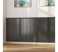 Cheshire Mouldings Tongue & Groove Mdf Modern Wall Panelling Kit (H)800mm (W)2000mm (T)9mm