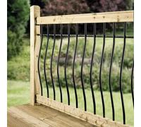 Cheshire Mouldings Tuscany Decking Balustrade Kit (W) 1800mm