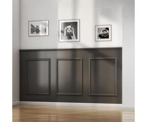 Cheshire Mouldings WPKT1 Dado Wall Panelling Kit | 2 Pack | 9 x 45 x 2000mm | Decorative MDF Panels for Interior Walls & Home Decor