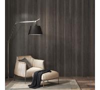 Cheshire Mouldings Wpkt11 Acoustic Wall Panel Smoked Oak (L) 2400mm (W) 605mm (T) 22mm 3 Pack