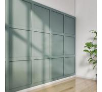Cheshire Mouldings Wpkt7A Tongue And Groove Green Wall Panel Kit 9X63X1200 Mdf Panels, Easy Installation, Customizable & Paintable