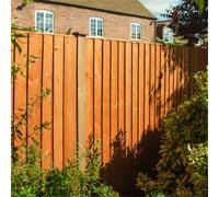 Cheshire PACK OF 3: 6 x 4 Vertical Board Fence Panel Dip Treated in Natural Cheshire Natural