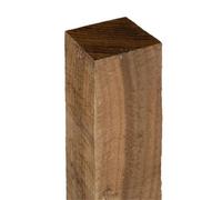 Cheshire PACK OF 3: 7ft Pressure Treated Green Timber Fence Post 3" (75x75mm) in Natural Cheshire Natural