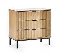Cheshire Premium Aria 3 Drawer Chest - Beige Cheshire Beige