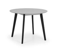 Cheshire Premium Casa 100cm Round Dining Table - Grey/Black Cheshire Multicolor