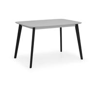 Cheshire Premium Casa 80cm Rectangular Dining Table - Grey/Black Cheshire Multicolor