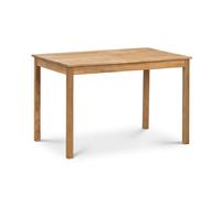 Cheshire Premium Coxmoor 75cm Rectangular Oak Dining Table in Brown Cheshire Brown