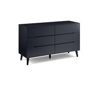 Cheshire Premium Elara 6 Drawer Wide Chest - Anthracite in Grey Cheshire Grey