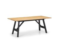 Cheshire Premium Hockley 90cm Dining Table - Black & Oak Cheshire Multicolor