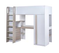 Cheshire Stonewood Highsleeper Pale Wood & White - Single (90cm) Cheshire Multicolor Single