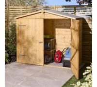 Cheshire Wooden Shiplap Apex Wallstore - No Floor