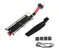 Chesoon Bike Luggage Carrier Quick Release Aluminum Alloy Bicycle Pannier Bag Holder with Fender Board, Reflector and Elastic Strap 20lbs/9kgs Capacity