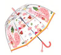 Chesoon Cute Kids Umbrella Cartoon Surface Automatic Opened Lightweight Windproof Dome Rain Umbrella with Identify Tag,Red