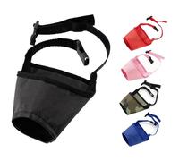 Chesoon Dog Muzzle 5Pcs Set Soft Breathable Adjustable Anti Biting Barking Chewing Muzzle Waterproof for XXS Extra Small Dogs