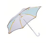 Chesoon Kid Umbrella Boys Bubble Surface Plastic Smooth Curved Handle Manual Open with Reflective Trim and Nameplate