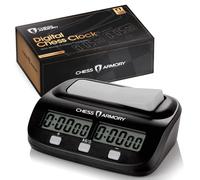 Chess Armory Digital Chess Clock - Portable Timer with Tournament and Bonus Time Features