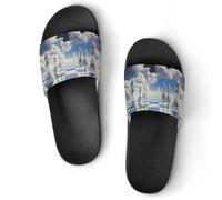 Chess Art Unisex Summer Sliders Waterproof Beach Slippers Lightweight Anti Slip House Shoes