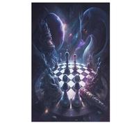 Chess Board 1000 Pieces of Puzzles for Adults And Children - Wooden Puzzles, Stress Relief Games And Unique Gifts 78×53cm