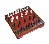 Chess Board Chinese Style Chess Wooden Chessboard And Terracotta Warriors Shape Chess Pieces Chess Set Chess Game Set