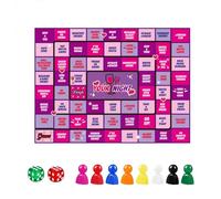 Chess Board Drinking Games for Adults Drink Up Game Suitable for Gaming Night Birthday Family Party or Any Occasion Age 21+2-8 Players Chess Set(Rose)