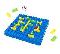 Chess Board Game, Educational Puzzle Toys, Funny Multiplayer Interactive Competitive Chessboard Intelligence Game for 2-4 Players, Logical Thinking Game (Blue)