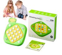 Chess Board Game - Puzzle Game | Strategy Board Games | Intellectual Chessboard | Handmade Portable Travel Games | Multi-function Rotating Desktop Logic Toys For 2 Players Family Night Kids Party