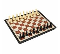 Chess Board Game Set - Travel Magnetic Chess Piece Set with Folding Portable Storage Board - Traditional Strategy Game for Kids, Children & Adults
