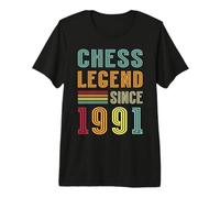 Chess Board Legend 1991 Strategy Gaming 35th Birthday Chess Premium T-Shirt