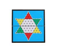 Chess Board Magnetic Checkers Set Folding Portable Design Travel Board Game for Adults Perfect for Car Trips & Family Camping Chess Set(25 * 25 * 2cm)