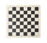 Chess Board - Portable PU Tournament Mat, Soft Compact Folding Game | Rollable Chessboard with Lightweight Leather Grid for Travel Play, Adults Strategy Games, Party Use, Game Night Entertainm