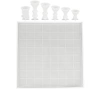 Chess Board Sets Resin Silicone Moulds, Checker Game Board Silicone Mold, 3D Chess Pieces Resin Casting Molds - for Making Tool Projects, DIY Jewelry Crystal