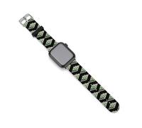 Chess Board White And Green Novelty Silicone Bands Compatible with IWatch Soft Waterproof Watchbands Strap