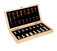 Chess Board Wooden magnetic chess foldable portable children adult puzzle leisure board game Ches Game Set(29x29x4.8cm)