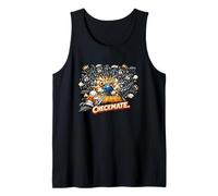 Chess Bowling King Pins Scattered Pawn Victory Tank Top