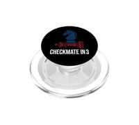 Chess Checkmate In 3 Knight Defeats King PopSockets PopGrip for MagSafe