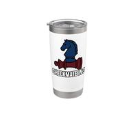 Chess Checkmate in 3 Knight Defeats King Stainless Steel Insulated Tumbler