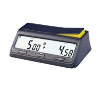 Chess Clock Digital Chess Timer, Game Timer with Bonus Delay and Alarm Function, Multifunction Portable Chess Clock Timer for Board Games Players