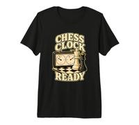 Chess Clock Ready King Queen Timed Premium T-Shirt
