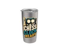 Chess Clock Ready Strategy Stainless Steel Insulated Tumbler