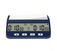 Chess Clock Timer Built to Meet Competitive Standards for Time Control in Rated Chess and Board Game Events