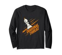 Chess - Diagonal Threat Long Sleeve T-Shirt
