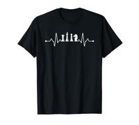 Chess Ekg Heartbeat Chess Player Board Games King Pawn Chess T-Shirt