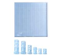 Chess Epoxy Molds Large Silicone Piece Mold Set Hand-Making Supplies for Art Silicone Molds for Epoxy Resin