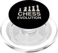 Chess Evolution Pawn to King Progression Board Game Player PopSockets PopGrip for MagSafe